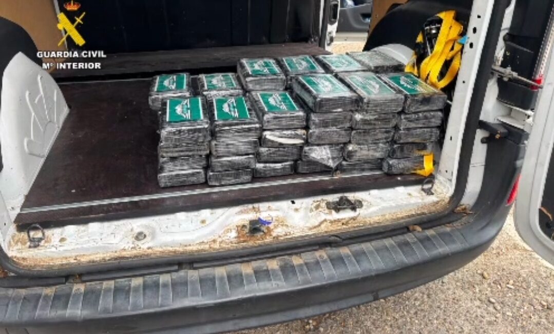 Guardia Civil interviene 55 kilogramos de cocaína en Candasnos