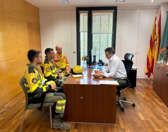 Los bomberos forestales del Bajo/Baix Cinca trasladan a las instituciones los motivos de su huelga