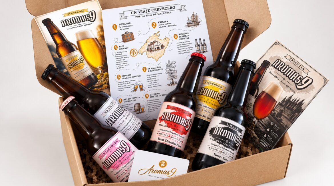 Aromas9, la cerveza artesana que lleva el sabor de Mallorca a toda la Península