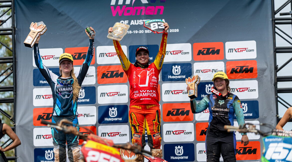 Daniela Guillén, piloto del Mequitec Racing, se proclama campeona del mundo de motocross femenino