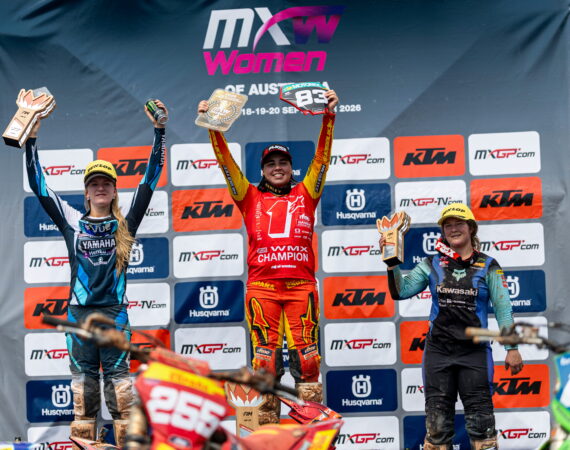 Daniela Guillén, piloto del Mequitec Racing, se proclama campeona del mundo de motocross femenino