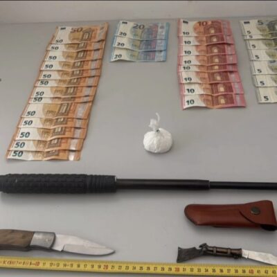 Agentes del puesto de la Guardia Civil de Belver de Cinca detienen a una persona por tráfico de drogas y tenencia de arma
