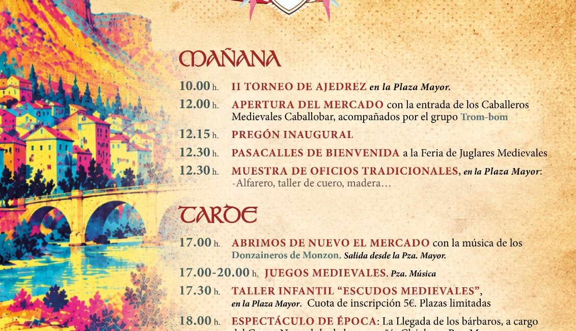 Ballobar celebra este sábado su XXIV Mercado Medieval
