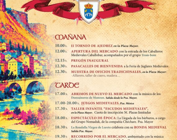 Ballobar celebra este sábado su XXIV Mercado Medieval