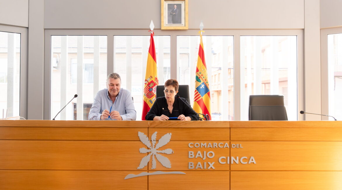 La Comarca del Bajo/Baix Cinca y el CEDER Zona Oriental refuerzan su colaboración para apoyar el emprendimiento local