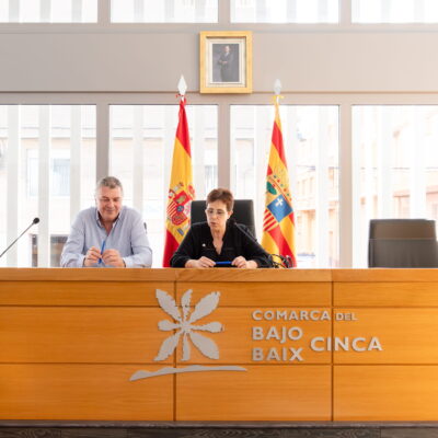 La Comarca del Bajo/Baix Cinca y el CEDER Zona Oriental refuerzan su colaboración para apoyar el emprendimiento local