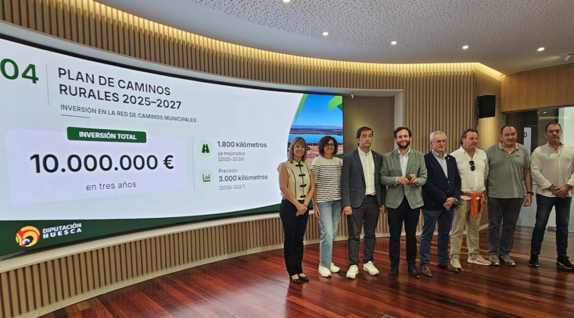 La Diputación prevé mejorar 3.000 km de caminos aumentando la inversión un 32 por ciento