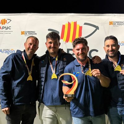 La selección aragonesa, con cuatro mequinenzanos en sus filas, revalida el título de Campeona de España Agua Dulce de Grandes Peces