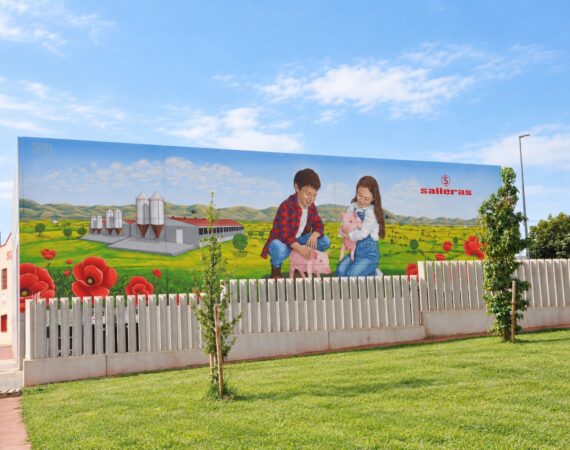 Salleras convierte su nueva nave en un mural que mira al futuro del territorio