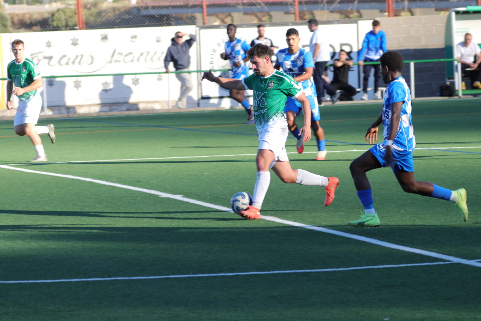 Imagen de un partido del Mequinenza en la temporada 26-27