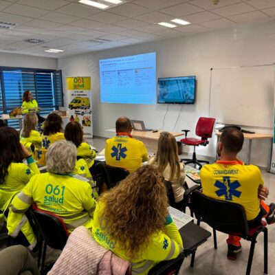 Fraga reúne al 061 Aragón y al SEM de Cataluña para mejorar la respuesta sanitaria en las zonas limítrofes