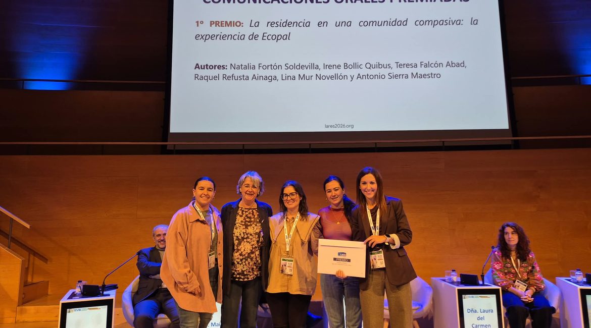 La Residencia Sagrado Corazón de Jesús de Fraga premiada en el XVIII Congreso Lares de Girona