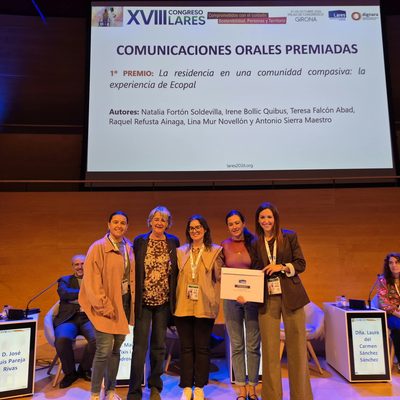 La Residencia Sagrado Corazón de Jesús de Fraga premiada en el XVIII Congreso Lares de Girona