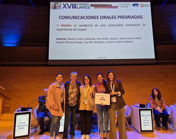 La Residencia Sagrado Corazón de Jesús de Fraga premiada en el XVIII Congreso Lares de Girona