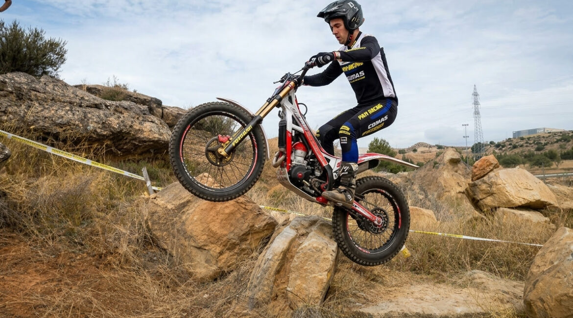 El mequinenzano Jordi Sanjuán gana en MotorLand en la penúltima cita del Campeonato de Aragón de Trial
